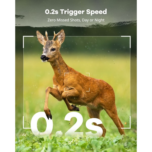 DEATTI 2.7K Video Cellular Trail Cameras,Game Cameras with No Glow Night Vision,64GB SD Card,No WiFi Needed,Unlimited Data Plan,0.2s Trigger Time for Wildlife Deer Monitoring Trail Cam