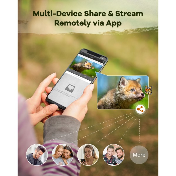 DEATTI 2.7K Video Cellular Trail Cameras,Game Cameras with No Glow Night Vision,64GB SD Card,No WiFi Needed,Unlimited Data Plan,0.2s Trigger Time for Wildlife Deer Monitoring Trail Cam